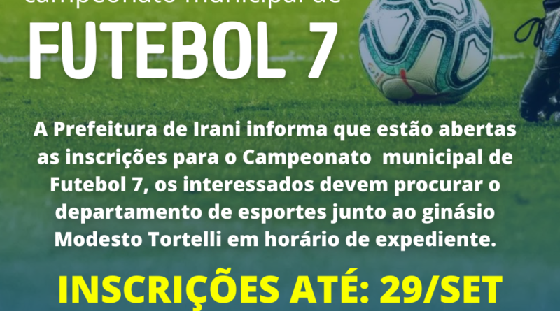 Campeonato Municipal de Futebol 7 - 2022